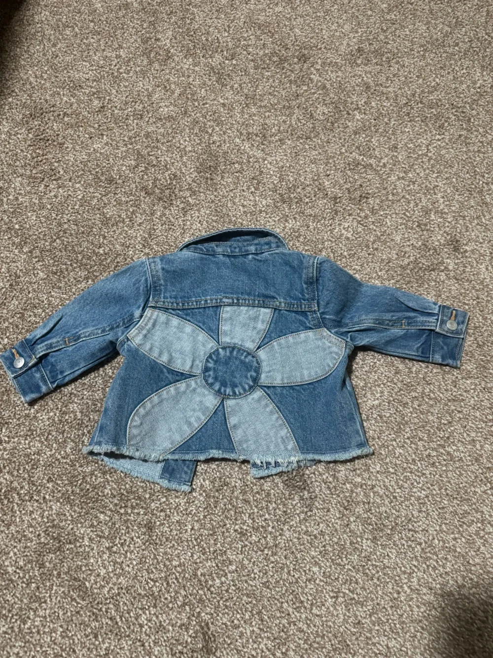 Classic Blue Denim Baby Girls Jacket